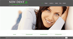 Desktop Screenshot of newdent.com.pl